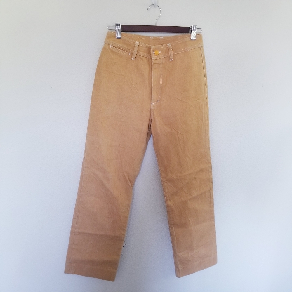 Simon Miller Tan Jeans 100% Cotton High Rise